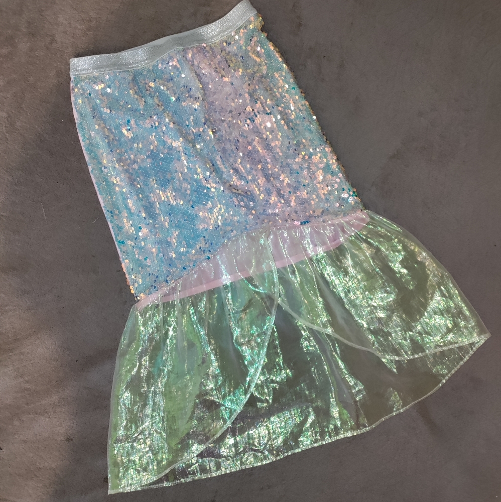 🆕Target | Mermaid Costume Dress Up Skirt Girls Size Medium 7/8